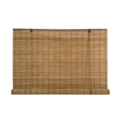Στόρι από μπαμπού σχιστό καλάμι διαστάσεων 100x200cm χρώμα καρυδί 