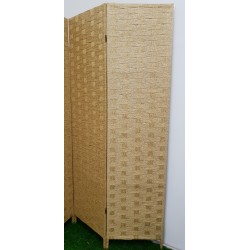 Παραβάν τετράφυλλο πλεχτό απο φυσική ψάθα180 Χ 180cm Παραβάν τετράφυλλο πλεχτό απο φυσική ψάθα180 Χ 180cm